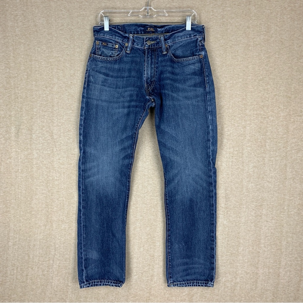 🚨 SOLD 🚨 Polo Ralph Lauren Hampton Relaxed Straight Jeans 30x32 *30x29 Whisker